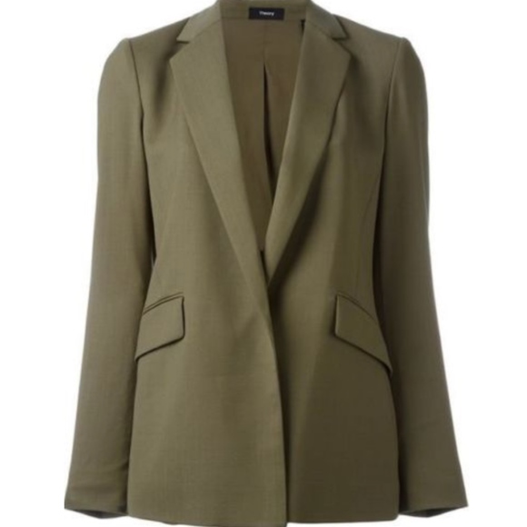 THEORY Sedeia Contour Open Front Blazer - Picture 1 of 5
